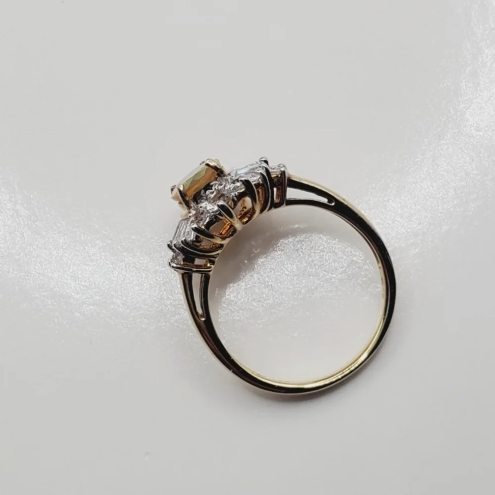 Yellow Gold Opal Ring